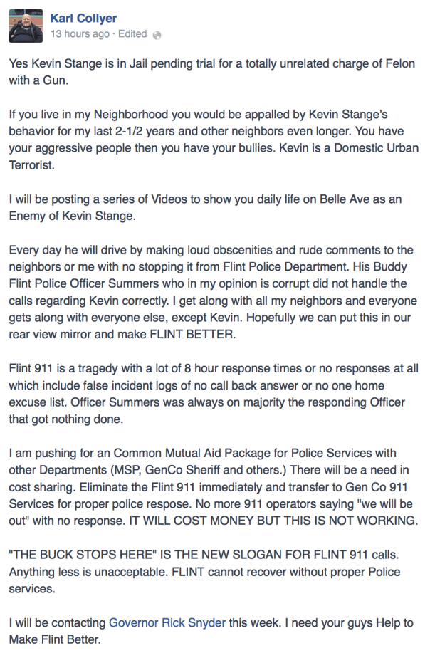 Kevin Stange Karl Collyer